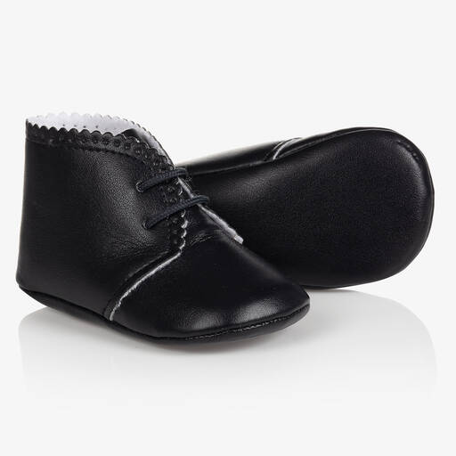 PAZ Rodríguez-Blue Pre-Walker Baby Shoes | Childrensalon Outlet