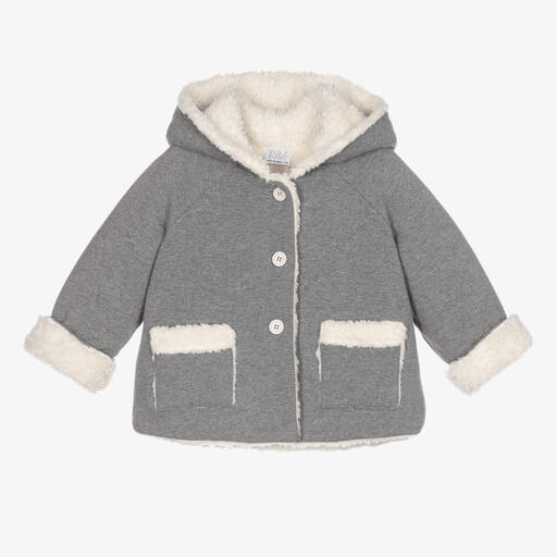 Paz Rodríguez-Blouson gris doublé polaire Garçon | Childrensalon Outlet