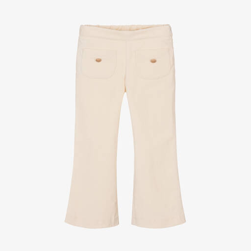 Paz Rodríguez-Girls Ivory Cotton Corduroy Trousers | Childrensalon Outlet