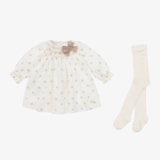 PAZ Rodríguez-Girls Ivory Starry Dress Ensemble | Childrensalon Outlet