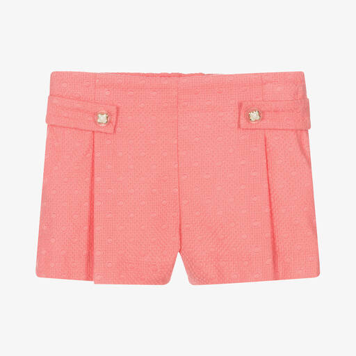 PAZ Rodríguez-Girls Pink Cotton Shorts | Childrensalon Outlet