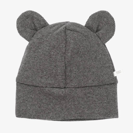 Paz Rodríguez-Grey Cotton Ears Baby Hat | Childrensalon Outlet