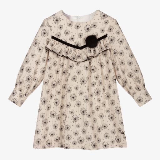 PAZ Rodríguez-Ivory Dandelion Cotton Dress | Childrensalon Outlet