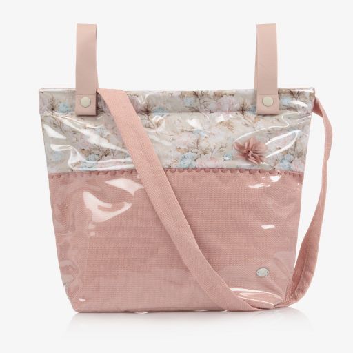 Paz Rodríguez-Pink Floral Changing Bag(43cm) | Childrensalon Outlet