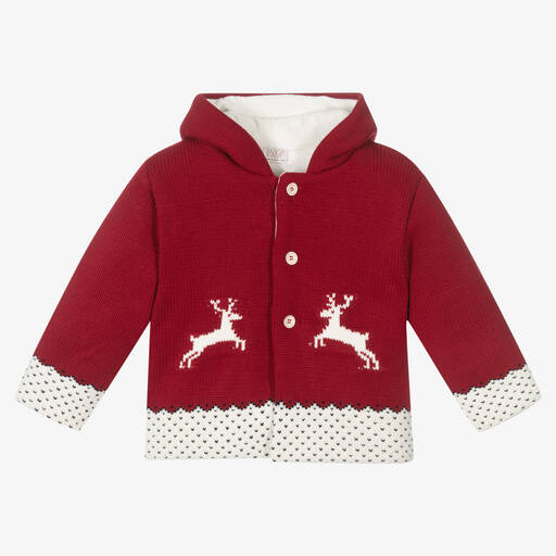 Paz Rodríguez-Rote Strickjacke mit Kapuze | Childrensalon Outlet