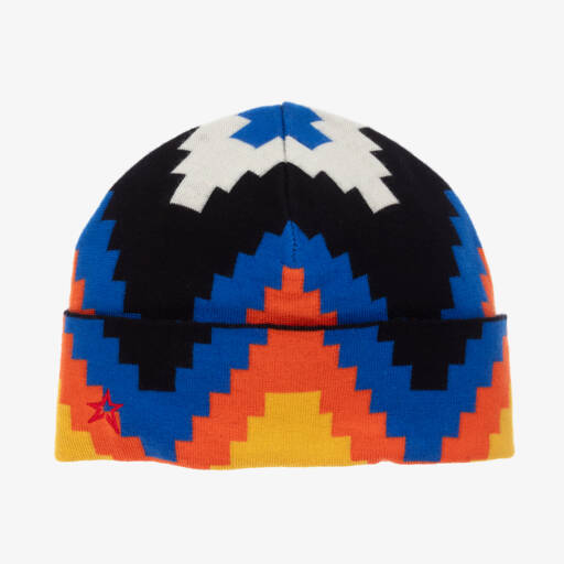 Perfect Moment-Boys Chevron Knit Merino Beanie | Childrensalon Outlet