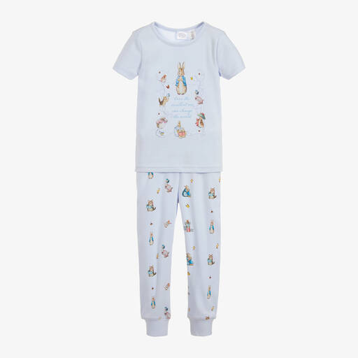 Peter Rabbit™ by Childrensalon-Pyjama bleu en jersey de coton | Childrensalon Outlet