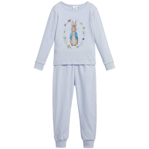 Peter Rabbit™ by Childrensalon-Pyjama bleu en jersey de coton | Childrensalon Outlet