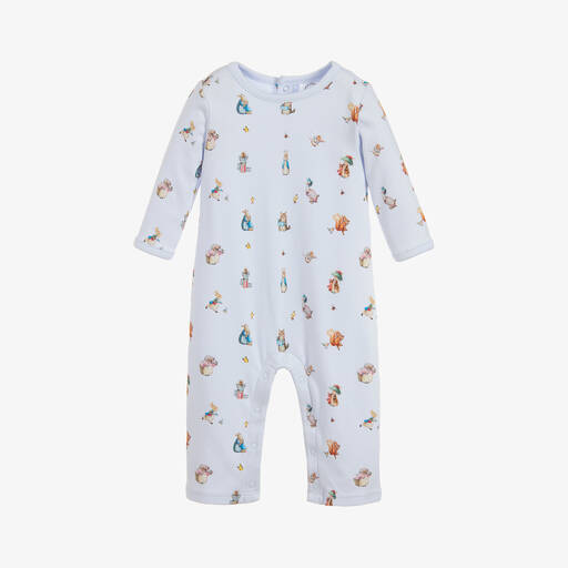 Peter Rabbit™ by Childrensalon-Голубой ромпер из хлопкового джерси | Childrensalon Outlet