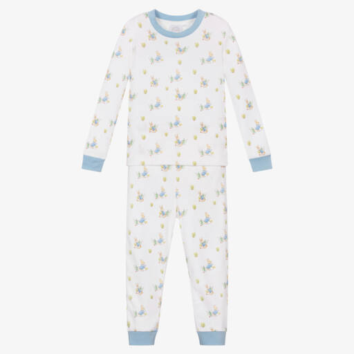 Peter Rabbit™ by Childrensalon-طقم نوم قطني أبيض للأولاد | Childrensalon Outlet
