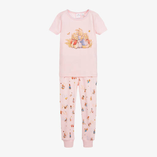 Peter Rabbit™ by Childrensalon-Розовая пижама из хлопкового джерси для девочек | Childrensalon Outlet