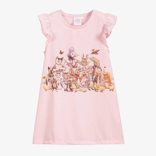 Peter Rabbit™ by Childrensalon-قميص نوم جيرسي لون زهري | Childrensalon Outlet