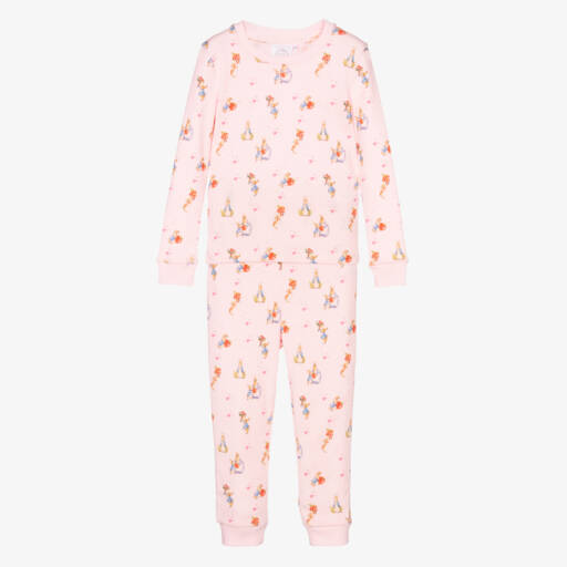 Peter Rabbit™ by Childrensalon-Girls Soft Pink Sleepwear Set | Childrensalon Outlet
