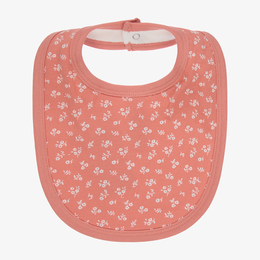 Petit Bateau-Rosa Baumwoll-Lätzchen für Babys (M) | Childrensalon Outlet