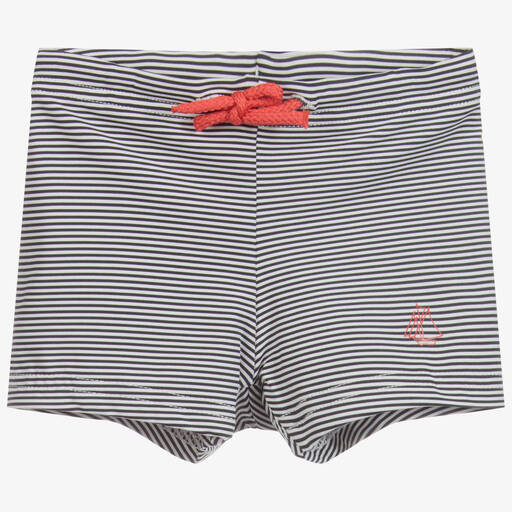 Petit Bateau-Blue Baby Swim Shorts  | Childrensalon Outlet