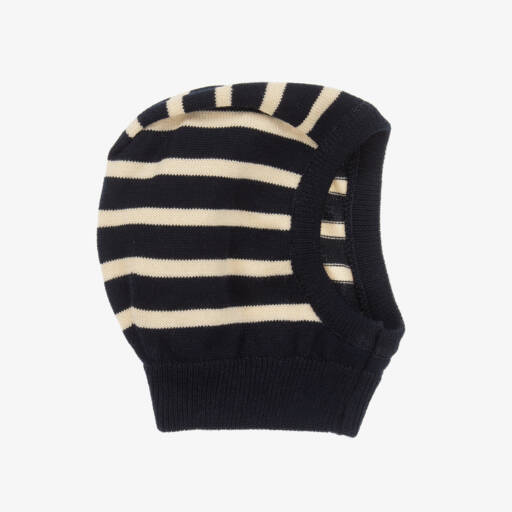 Petit Bateau-Шерстяная балаклава синего цвета для мальчиков | Childrensalon Outlet