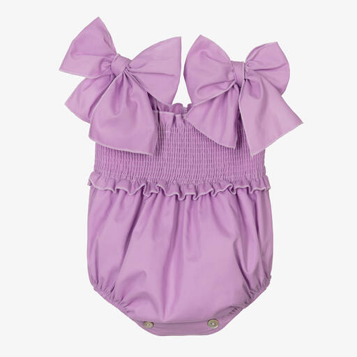 Phi Clothing-تبّان أطفال بناتي قطن جيرسي لون بنفسجي | Childrensalon Outlet