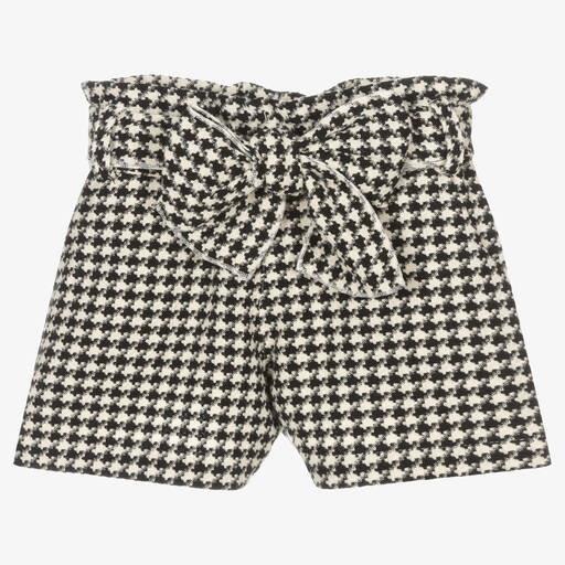 Phi Clothing-Girls Black & White Shorts | Childrensalon Outlet