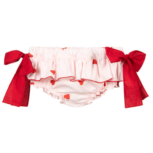 Phi Clothing-Girls Pink Cotton Bloomer Shorts | Childrensalon Outlet