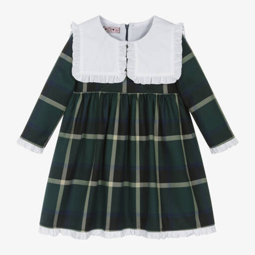 Phi Clothing-Girls Plaid Frilled Dress | Childrensalon Outlet