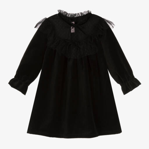 Phi Clothing-Girls Velvet Tulle Dress | Childrensalon Outlet