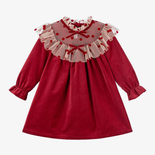 Phi Clothing-Girls Velvet Tulle Dress | Childrensalon Outlet