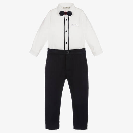 Piccola Speranza-Комплект с синими брюками для мальчиков | Childrensalon Outlet