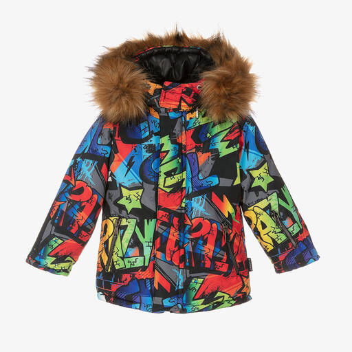 Pilguni-Boys Colourful Ski Jacket | Childrensalon Outlet