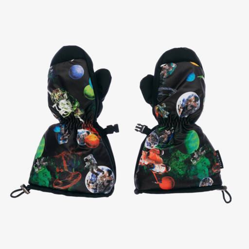 Pilguni-Boys Cosmic Night Ski Gloves | Childrensalon Outlet