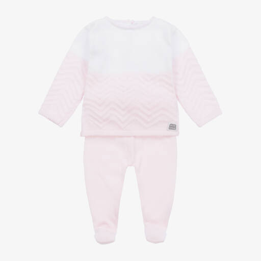 Minutus-Розовый вязаный комплект для девочек | Childrensalon Outlet