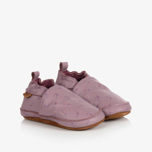 EN FANT-Мягкие кожаные тапочки розового цвета для девочек | Childrensalon Outlet