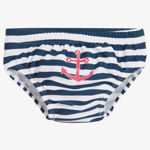 Playshoes-Baby Boys Blue Stripe Swim Pants (UPF50+) | Childrensalon Outlet
