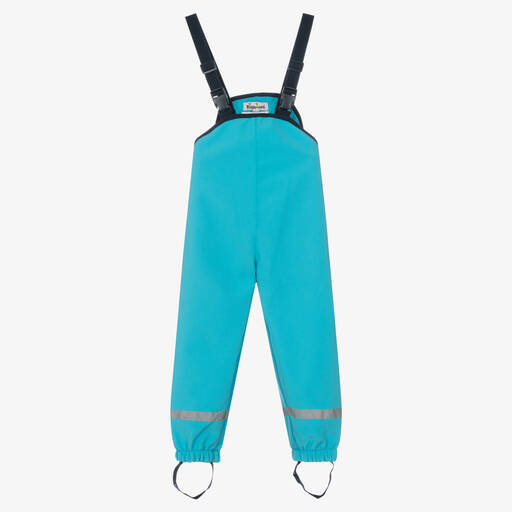 Playshoes-Blue Splash Dungarees | Childrensalon Outlet