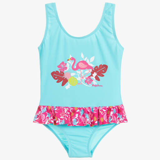 Playshoes-Голубо-розовый купальник для девочек | Childrensalon Outlet