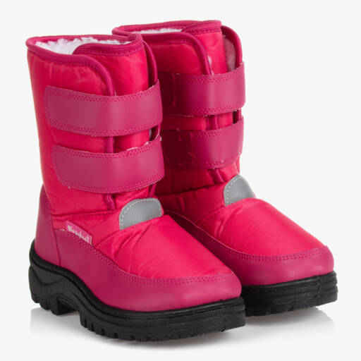 Playshoes-Girls Fuchsia Winter Boots | Childrensalon Outlet