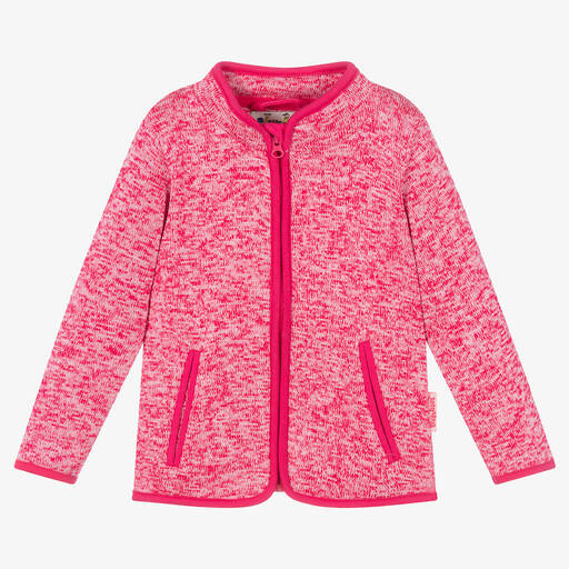 Playshoes-Розовый вязаный топ на молнии | Childrensalon Outlet