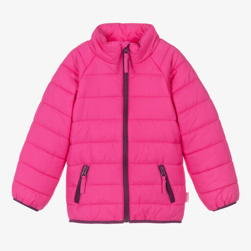 Playshoes-Pink Puffer Jacket | Childrensalon Outlet