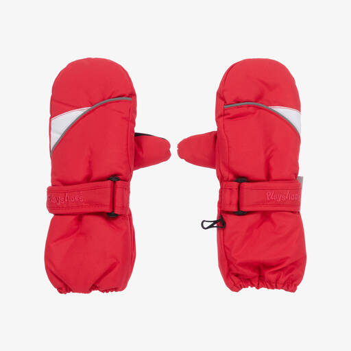 Playshoes-Red Ski Mittens | Childrensalon Outlet