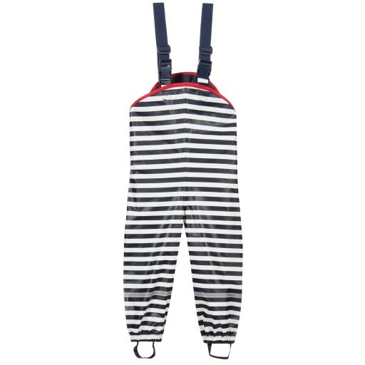 Playshoes-Stripe Rainproof Salopettes | Childrensalon Outlet