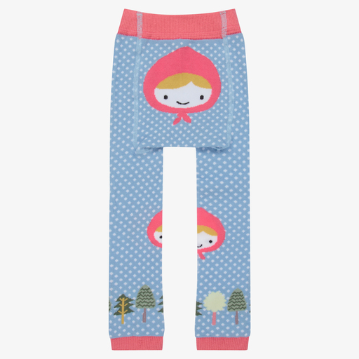 Powell Craft-ليغنغز قطن محبوك لون أزرق للبنات | Childrensalon Outlet
