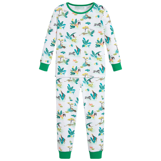 Powell Craft-White Cotton Pyjamas | Childrensalon Outlet