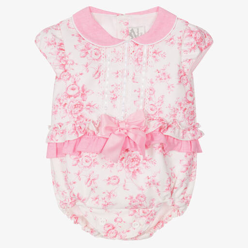 Pretty Originals-Girls Pink Cotton Shortie | Childrensalon Outlet