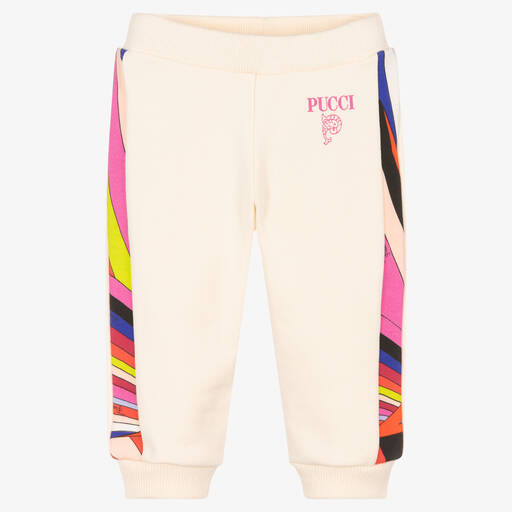 PUCCI-Elfenbeinfarbene Iride Jogginghose | Childrensalon Outlet