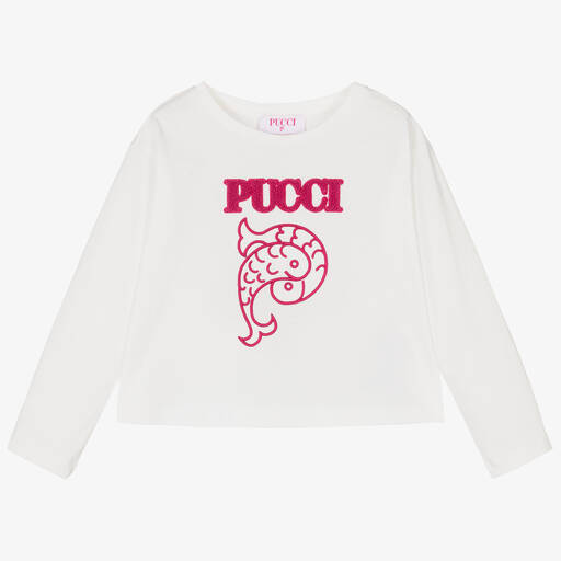 PUCCI Junior weekday waffle-knit cloths - White