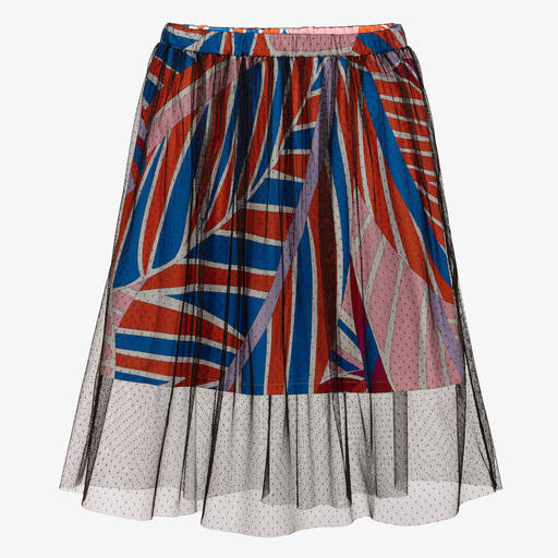 PUCCI-Teen Black Tulle Skirt  | Childrensalon Outlet
