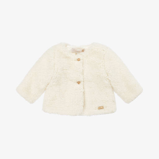 Pureté Du... Bébé-معطف للخروج بيبي فليس لون عاجي | Childrensalon Outlet