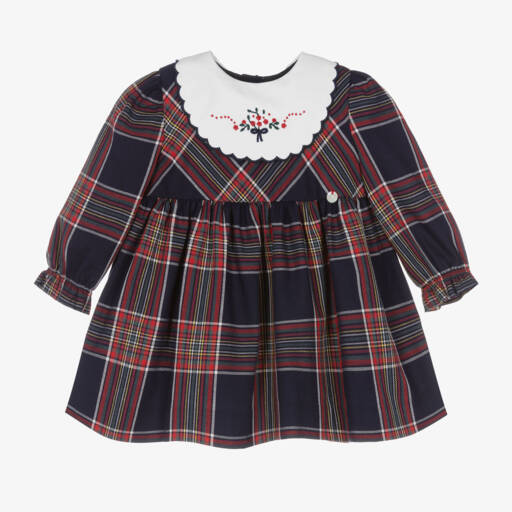 Pureté Du... Bébé-فستان تارتان قطن لون كحلي | Childrensalon Outlet
