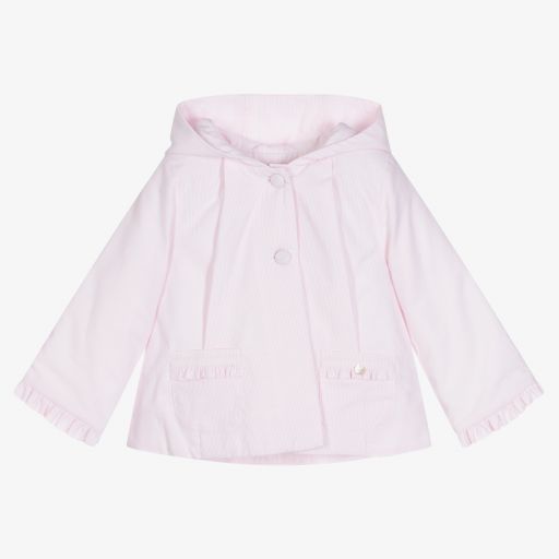 Pureté Du... Bébé-Girls Pink Striped Jacket | Childrensalon Outlet