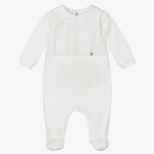 Pureté Du... Bébé-أفرول بيبي غرو قطن جيرسي لون عاجي للأطفال | Childrensalon Outlet
