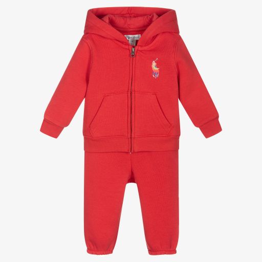 Ralph Lauren-Roter Trainingsanzug für Babys (J) | Childrensalon Outlet